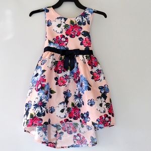 Pink and Blue Floral Dress. Size 4T